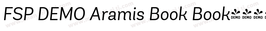 FSP DEMO Aramis Book Book字体转换